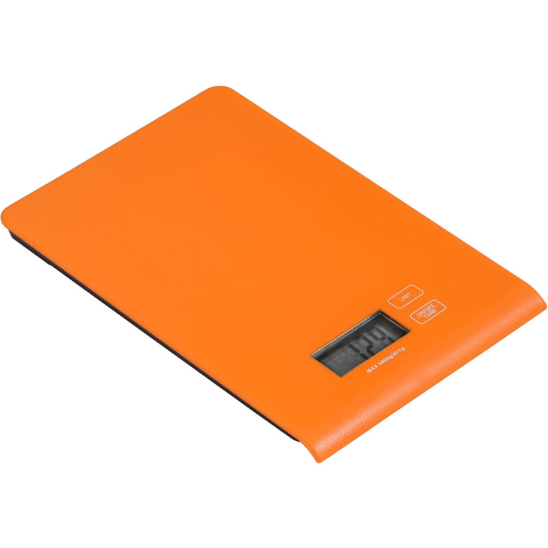 Essentials by Premier Orange Tempered Glass Kitchen Scale