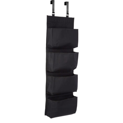 Premier Housewares Over Door Black Hanging Organiser
