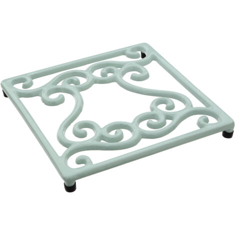 Premier Housewares Pale Blue Cast Iron Trivet
