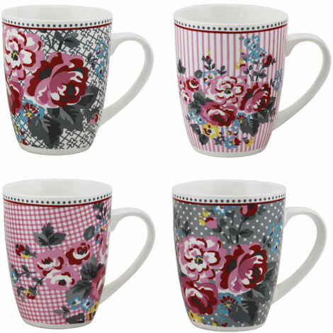 Premier Housewares Pippa Mug - Set of 4