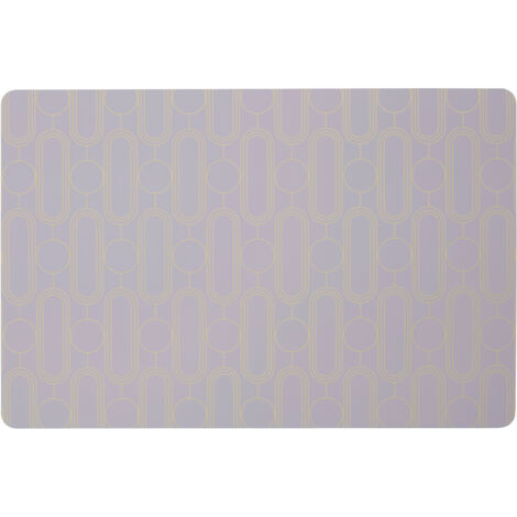 Premier Housewares Place Mats/ Woven Place mats Mat/ Purple Table Mats/ W44 X D29 X H1cm