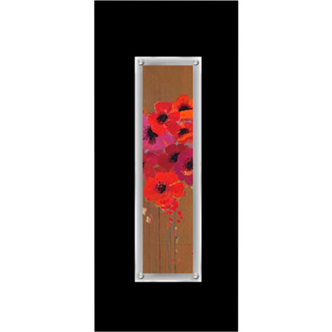 Premier Housewares Poppies Rectangular Framed Wall Art