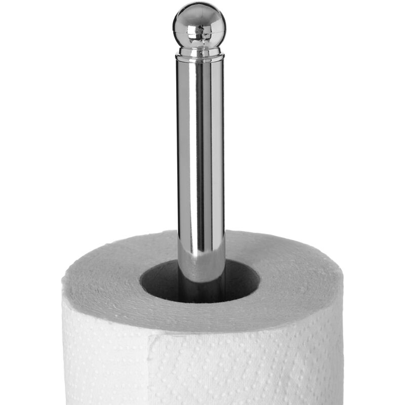 Premier Housewares Portarotolo Da Cucina Cromato