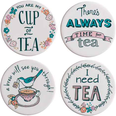 Premier Housewares Pretty Things Coasters - Set of 4