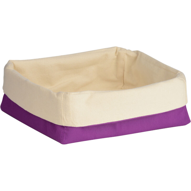 Premier Housewares - Purple and Cream Large Bread Basket