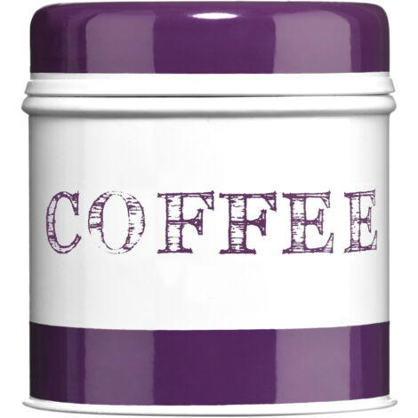 Premier Housewares Purple Band Coffee Canister