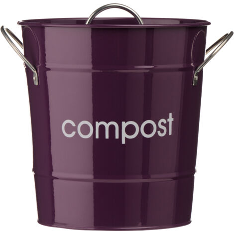 Premier Housewares Purple Compost Bin