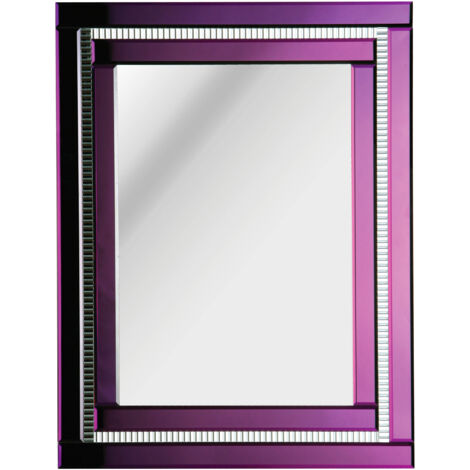 Premier Housewares Purple Deco Mirror