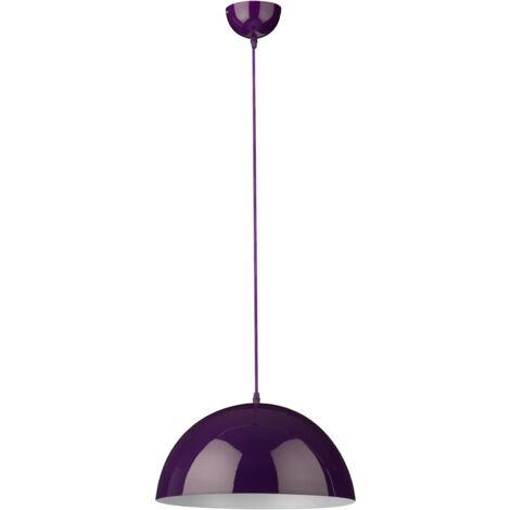 Premier Housewares Purple Mars Pendant Light