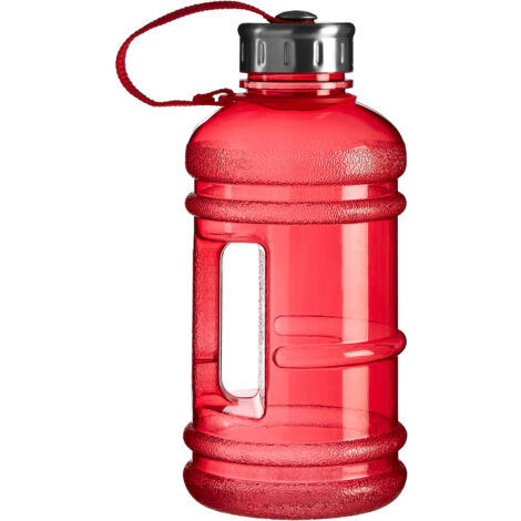 Premier Housewares Red 1000ml Sports Drinking Bottle