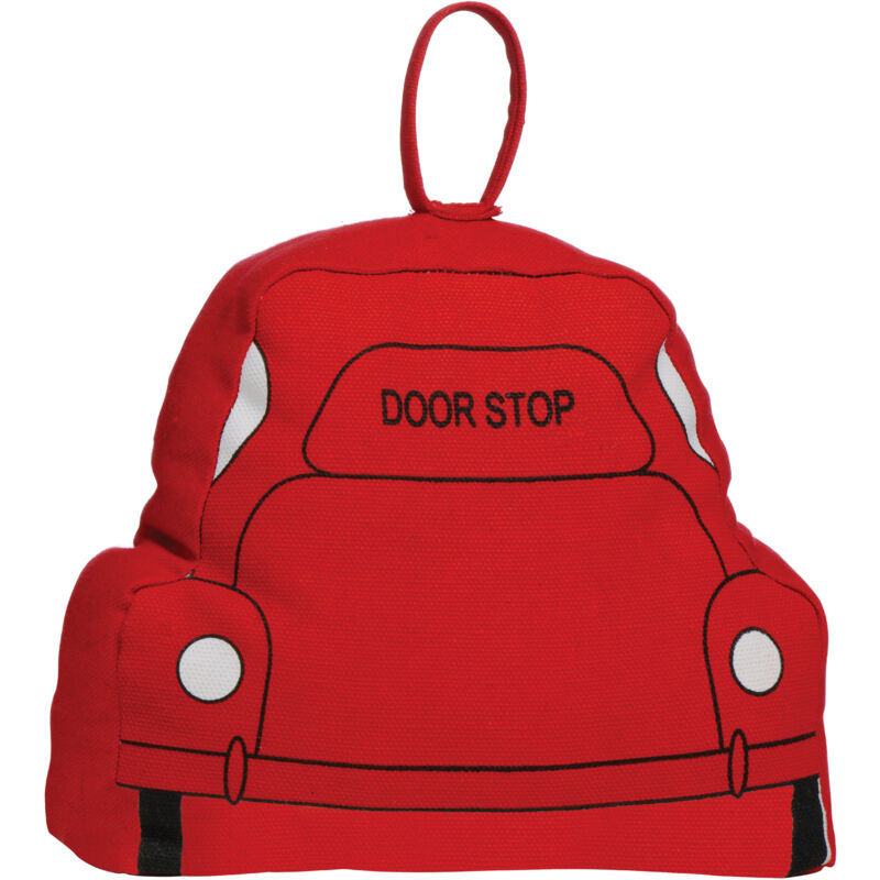 Red Fabric Car Door Stop - Premier Housewares