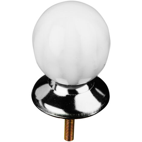 Premier Housewares Retro Style White Ceramic Drawer Knobs