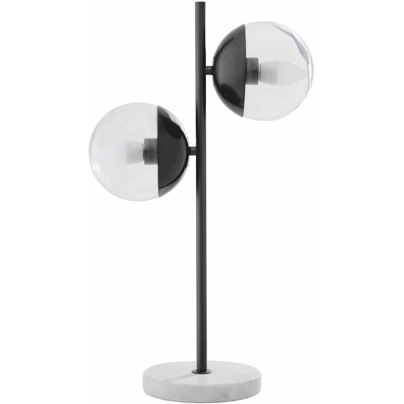 Premier Housewares - Revive Black Finish Metal Table Lamp