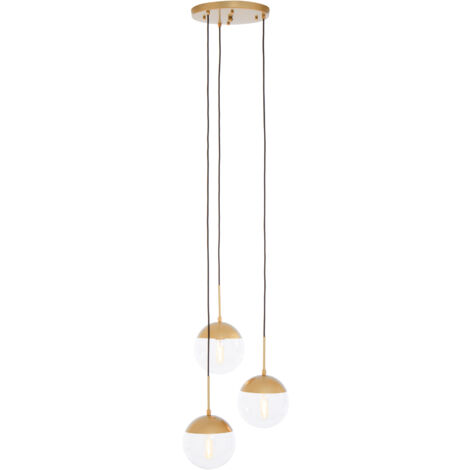 Premier Housewares Revive Gold Finish Pendant Light