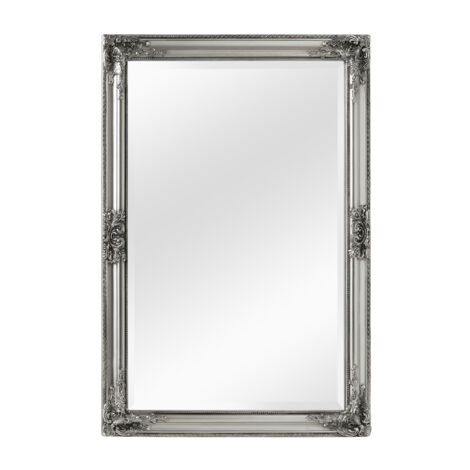 Premier Housewares Rustic Vintage Silver Finish Wall Mirror