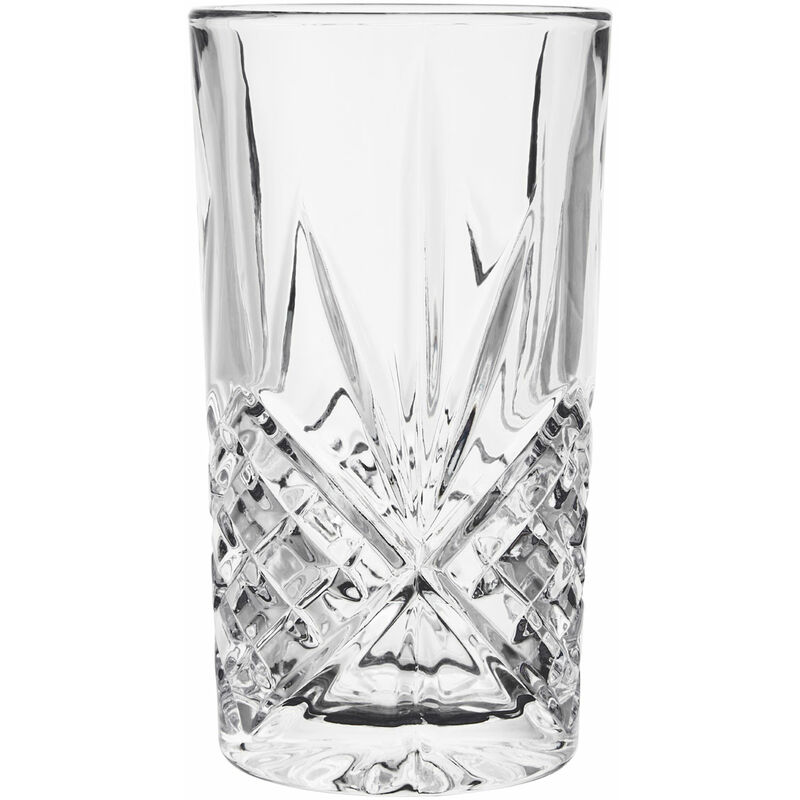 Premier Housewares - Set of four Beaufort Crystal High Ball Glasses
