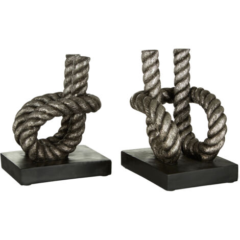 Premier Housewares Set of Rope Bookends