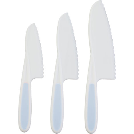 Premier Housewares Set of Three Zing Pastel Blue Knives