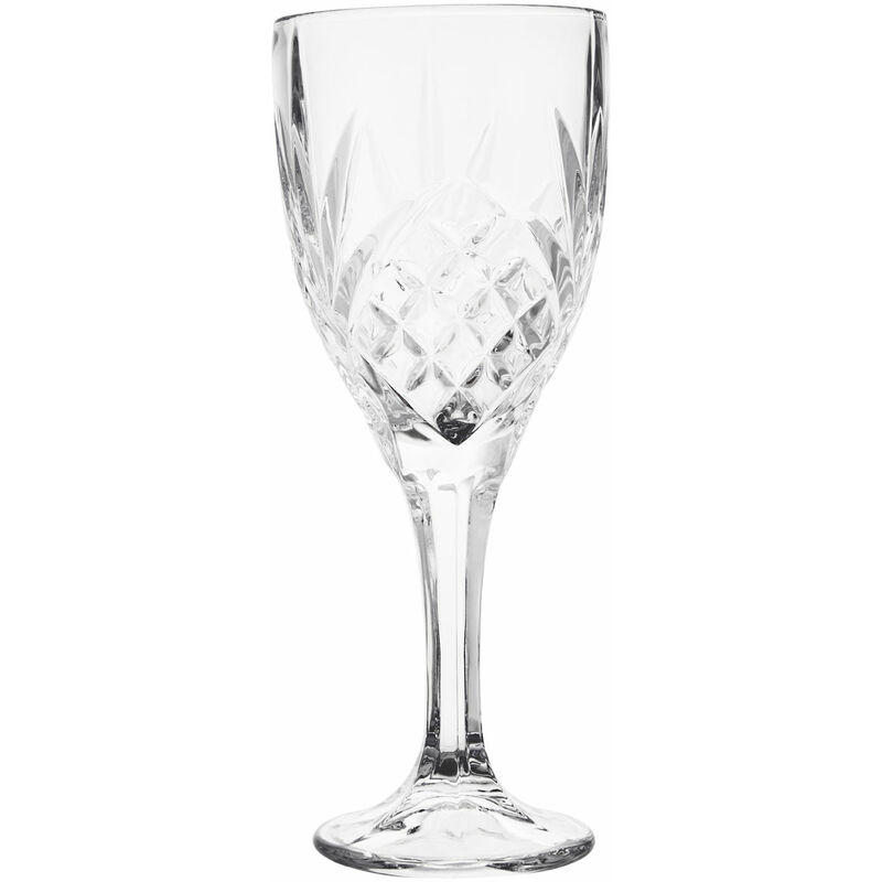 Premier Housewares - Setof four Beaufort Crystal Wine Glasses