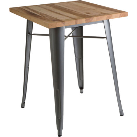 Premier Housewares Silver Powder Coated Finish Aldgate Table