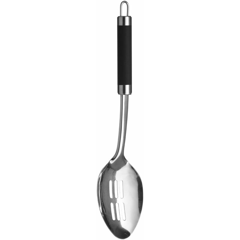 Premier Housewares Slotted Spoon with Black Handle