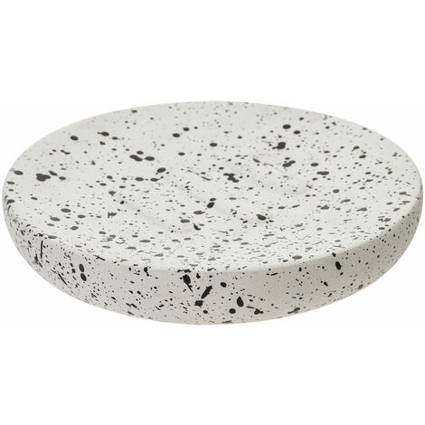 main image of "Premier Housewares Soap Dish Durable Dishes For Bathroom Black And Grey Soap Dish With Drainage Speckled Effect Dish Soap Concrete Soap Dish 12 x 2 x 12"