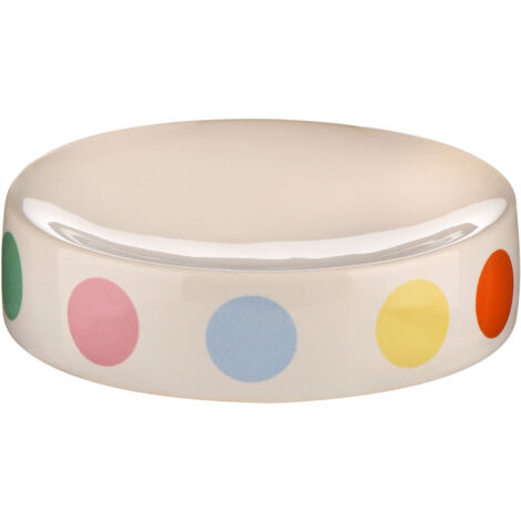 Premier Housewares Soap Dish Durable Dishes For Bathroom Multicolored Soap Dish With Drainage Funky Dish Soap Stoneware Ceramic Soap Dish 11 x 11 x 3