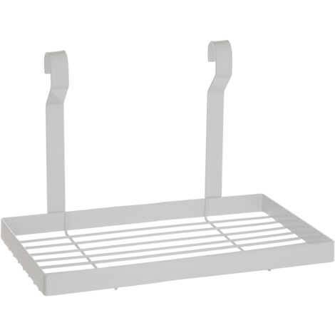 Premier Housewares Sorello White Iron Single Shelf Storage Rack