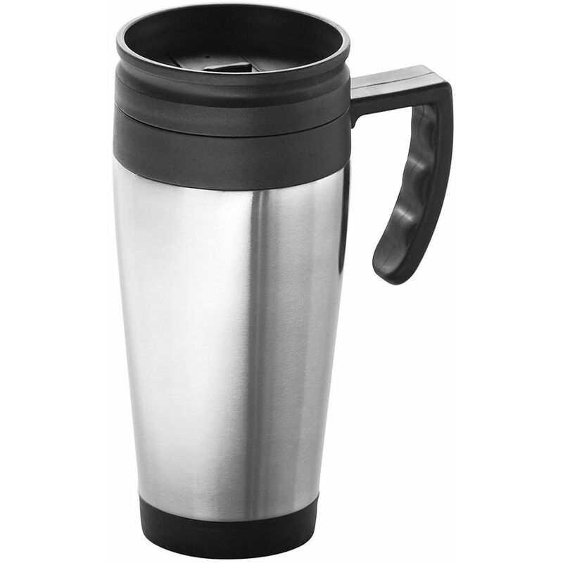 Premier Housewares Stainless Steel Travel Mug - 450ml