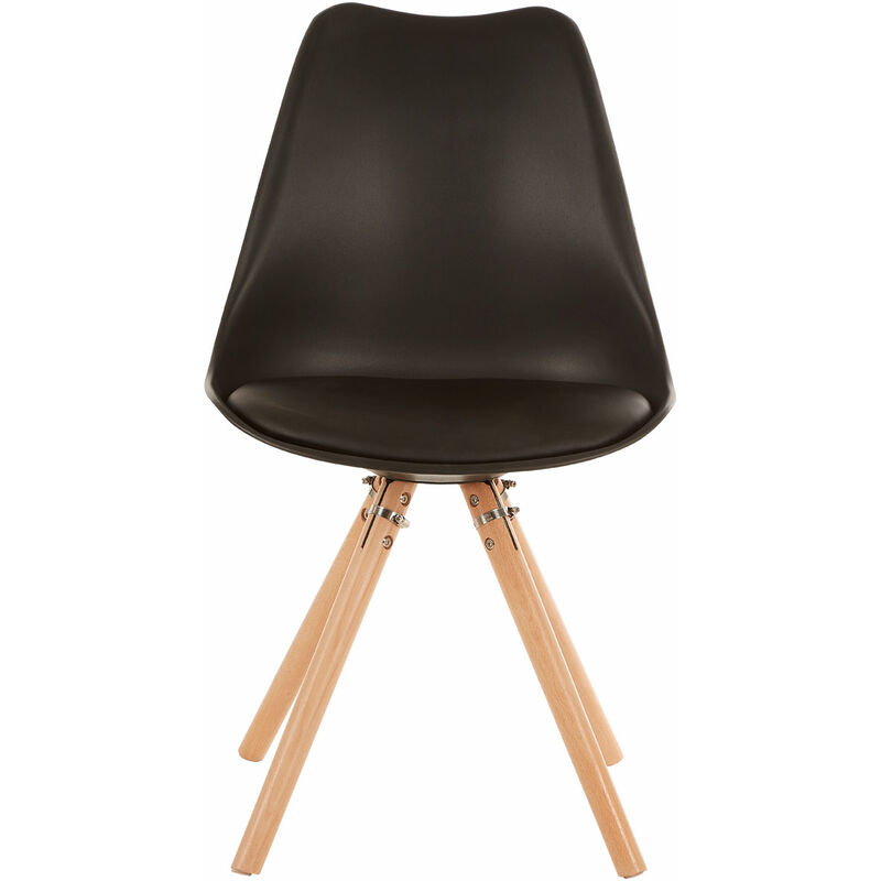 Stockholm Black Retro Chair - Premier Housewares