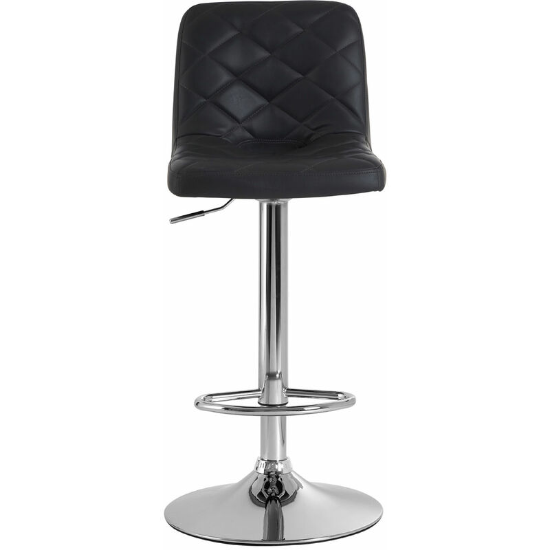 Tara Grey Faux Leather Bar Chair - Premier Housewares