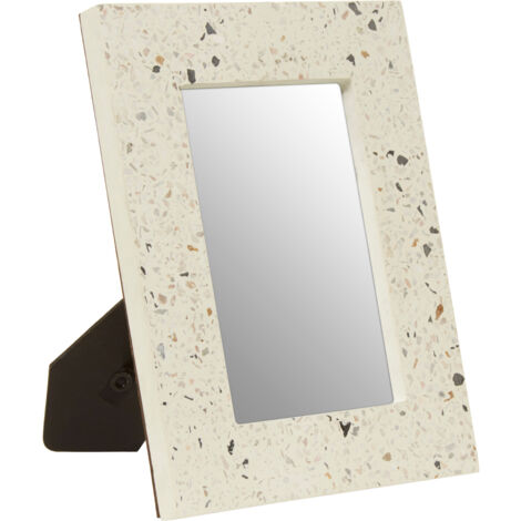 Premier Housewares Terrazzo Effect Photo Frame / Frames Picture Frames For Wall Contemporary Rectangular Photo Frames For Bedroom / Living Room / Hallways 2 x 21 x 16