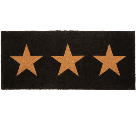 Premier Housewares Three Natural Stars Doormat