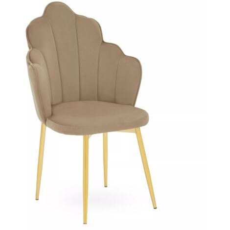 Premier Housewares Tian Mink Velvet Chair