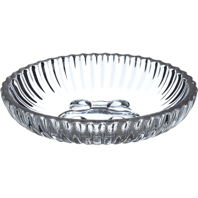 Premier Housewares Ticino Brittany Clear Glass Soap Dish