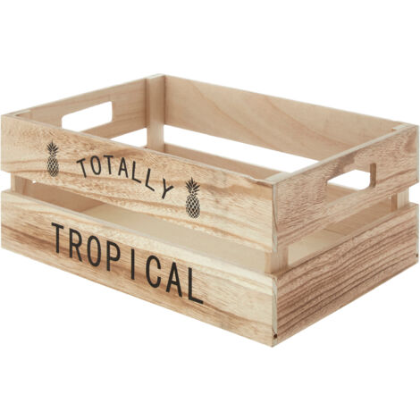 Premier Housewares Totally Tropical Natural Fruit Crate