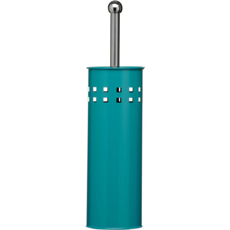 Premier Housewares Turquoise Square Design Toilet Brush