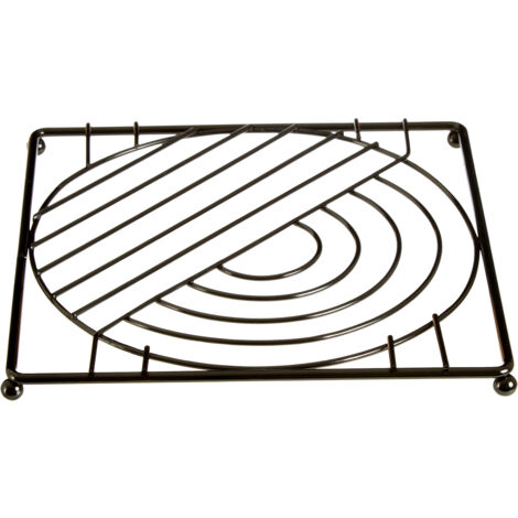Premier Housewares Vertex Black Nickel Finish Square Trivet