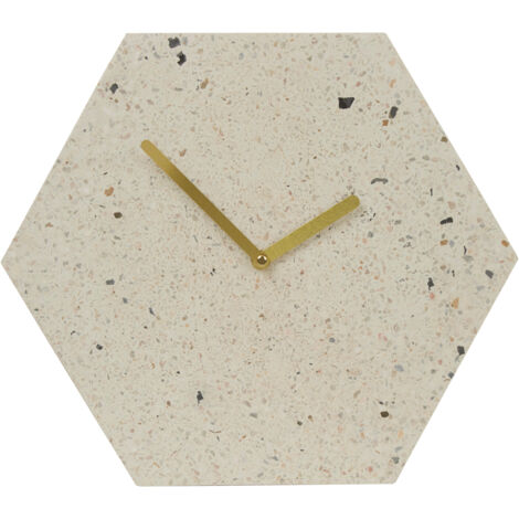 Premier Housewares Wall Clock Copper / White Finish Frame Clocks For Living Room / Bedroom / Contemporary Style Round Shaped Design Metal Clocks For Hallways 4 x 30 x 30