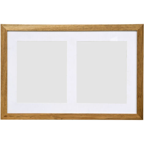 Premier Housewares Walnut Wood 2 of 8 x 10 Collage Photo Frame
