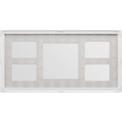 Premier Housewares White 5 Photo Multi Photo Frame
