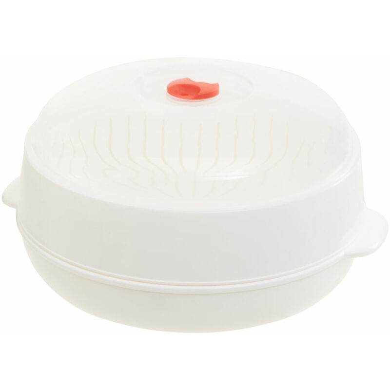 White and Clear Microwave Steamer - Premier Housewares