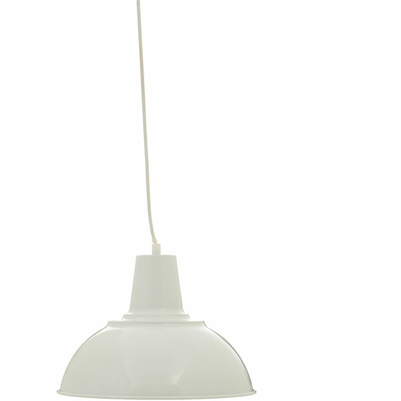 White Finish Pendant Light Modern Elegant Ceiling Light Chandelier 30 x 30 x 120 - Premier Housewares