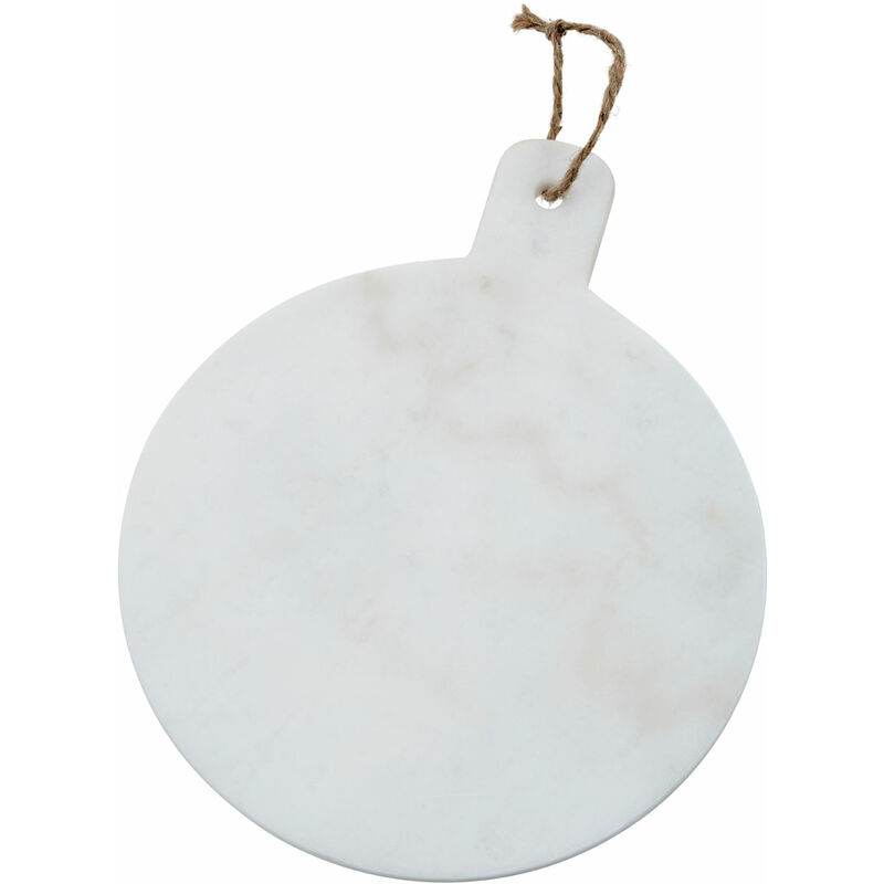 White Marble Finish Chopping Board/ Non Stick Platform Serving Boards / Charcuterie Board With A Handle Hanging Hole With String For Kitchen 25 x 1 x