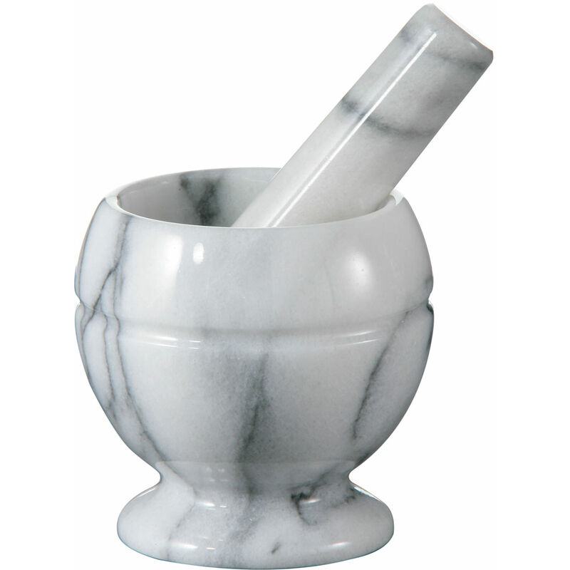 White Marble Small Mortar and Pester - Premier Housewares