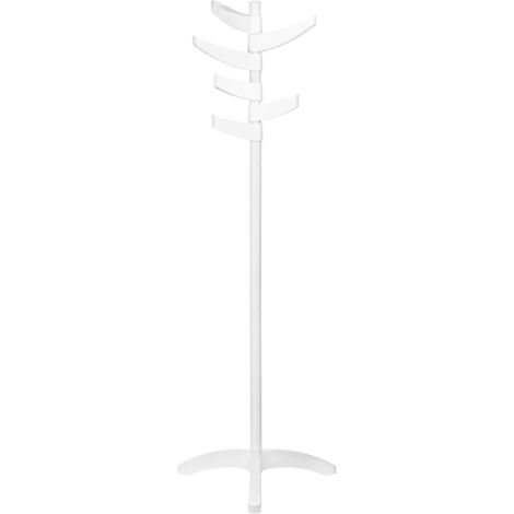 Premier Housewares White Steel ABS Coat Stand
