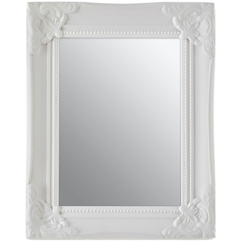 Premier Housewares White Wash Photo Frame / Frames Wooden Picture Frames For Wall Contemporary Rectangular Photo Frames For Bedroom / Living Room /