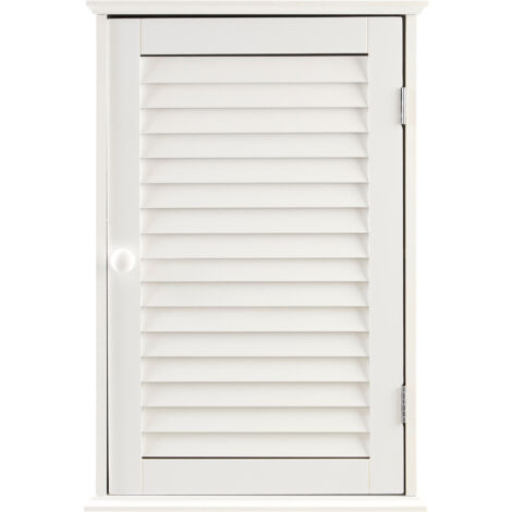 Premier Housewares White Wood Wall Cabinet