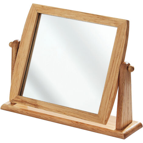 Premier Housewares Wooden Frame Swivel Mirror