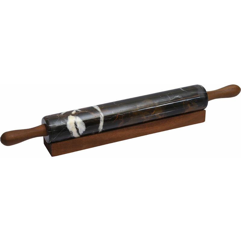 Ziarat Black and Gold Marble Rolling Pin - Premier Housewares